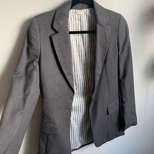 Tart  Boyfriend Blazer Gray Wool